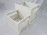 Wooden Planter Box White Colour
