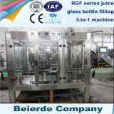 3000 Bottles Per Hour Glass Bottle Juice Bottling Machinery