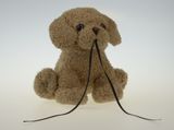 15cm Brown Dog Stuffed Animal Toy