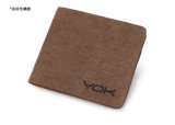 Hot Sell Top Canvas PU Leather Men's Wallet