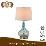 Clear Blue Glass Table Lamp Base Lighting