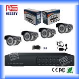 4CH Outdoor Bullet IR IP Camera NVR System