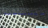 Anti-UV Black PVC with Polyester Mesh Fabric for Coverings