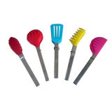 Nylon Food Tong with Stainless Steel Handle