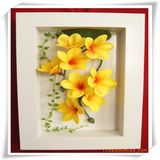 PU Plumeria Simulation Flowers Plant for Decoration