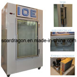 Indoor Ice Refrigerator with Single Glass Door Ice Merchandiser