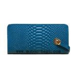 Fashion Real Leather Wallet for Lady (MH-2068 blue)