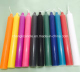 Cellophane Packing Tall Pillar Stick Colored Household Candle