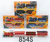 Diecast Model Car Kids Mini Train with Light 854s