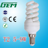 China T2 Full Spiral Energy Saving Light for Hot Selling