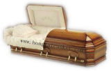Hardwood Casket with American Style (HT-0219)
