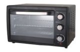 Black Painting Electric Toaster Oven with Convection and Rotisserie Function