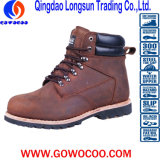Brown Leather Goodyear Soled Safety Work Footear (GWRU-JG012)