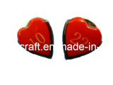 Heart Metal Badge (FT1218D)