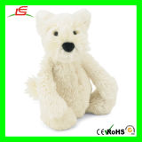 Stuffed White Dog Plush Animal Toy