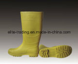 PVC Rain Boots Wit Steel Toe in Whole Yellow