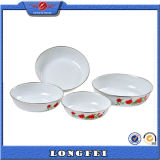 Enrich Your Good Life Enamel Dishes and Plates Set