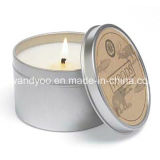 Hot Sale Scented Round Travel Tin Candle
