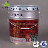 Chemical Use Metal Tin Bucket with Spout Lid