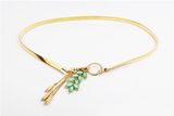 New Fashion Women Metal Chain Elastic Belt (KB-1504034)