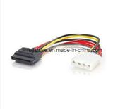15 Pin to Molex 4 Pin SATA Power Cable