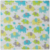 Elephant Pattern Terry Towel Cloth for Children Apparel