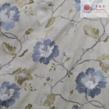 Embroidery Flower Linen Sofa Fabrics