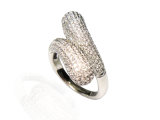 925 Silver Fashion Jewelry Cubic Zirconia Ring (SZR004)