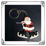 Promotion Gift Santa Claus PVC Key Chain