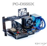 Qdiy PC-D555X PC ATX Personalized Acrylic Computer Tower Transparent Computer Case (PC-D555X)