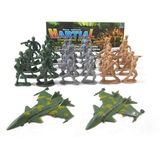 New Mini Plastic Military Set Toys with Solider and Plane (10211089)