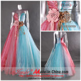 Organza Party Dress/Strapless Colorful Evening Dress (9677)