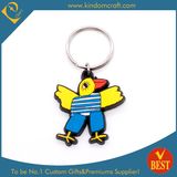 Supply Rubber PVC Cock Key Chain (KD-0608)