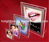 Acrylic Counter Display Stand Free Standing LED Light Box