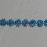Bule Small Flower Design Chemiacl Lace for Dress