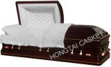 Funeral Casket of Solid Wood Material