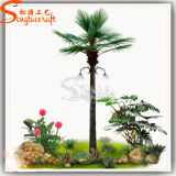 Beautiful Outdoor Decoration Lighting Artificial Light Plastic Palm Tree