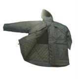 Heavyweight PVC Waterproof Parka/Coat with Hood (HS-J017)