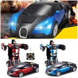 New Hot Tt663 Robort Minions Electric Transformation Remote Control RC Car