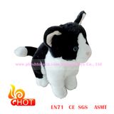 18cm Black Simulation Cat Plush Toys