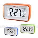 Digital LCD Desk Clock with Gradually Louder Alarming Function (LC968)