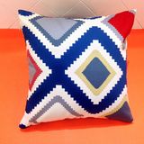 Fashion Geometry Digital Cushion Linen Pillow