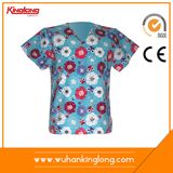 Cheap China Wholesale Summer Clothing Printed Medical Uniforms