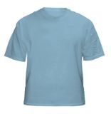Cerulean Cotton Plain T-Shirt