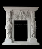 White Marble Carving Door Surrounding (DF1655)
