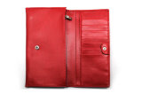 Promotional Red PU Leather Wallet - L165