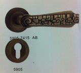 Zinc-Rosetter Lever Handle Lock