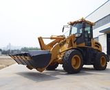 4WD Zl20f Wheel Loader with Euro Grass Grapple for Sale