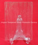 Clear Tempered Glass Plate for Home/Hotel Decoration (JRCFCLEAR0021-4)
