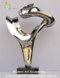 Modern Handicraft Abstract Polished Stainless Steel Sculpture for Decoration